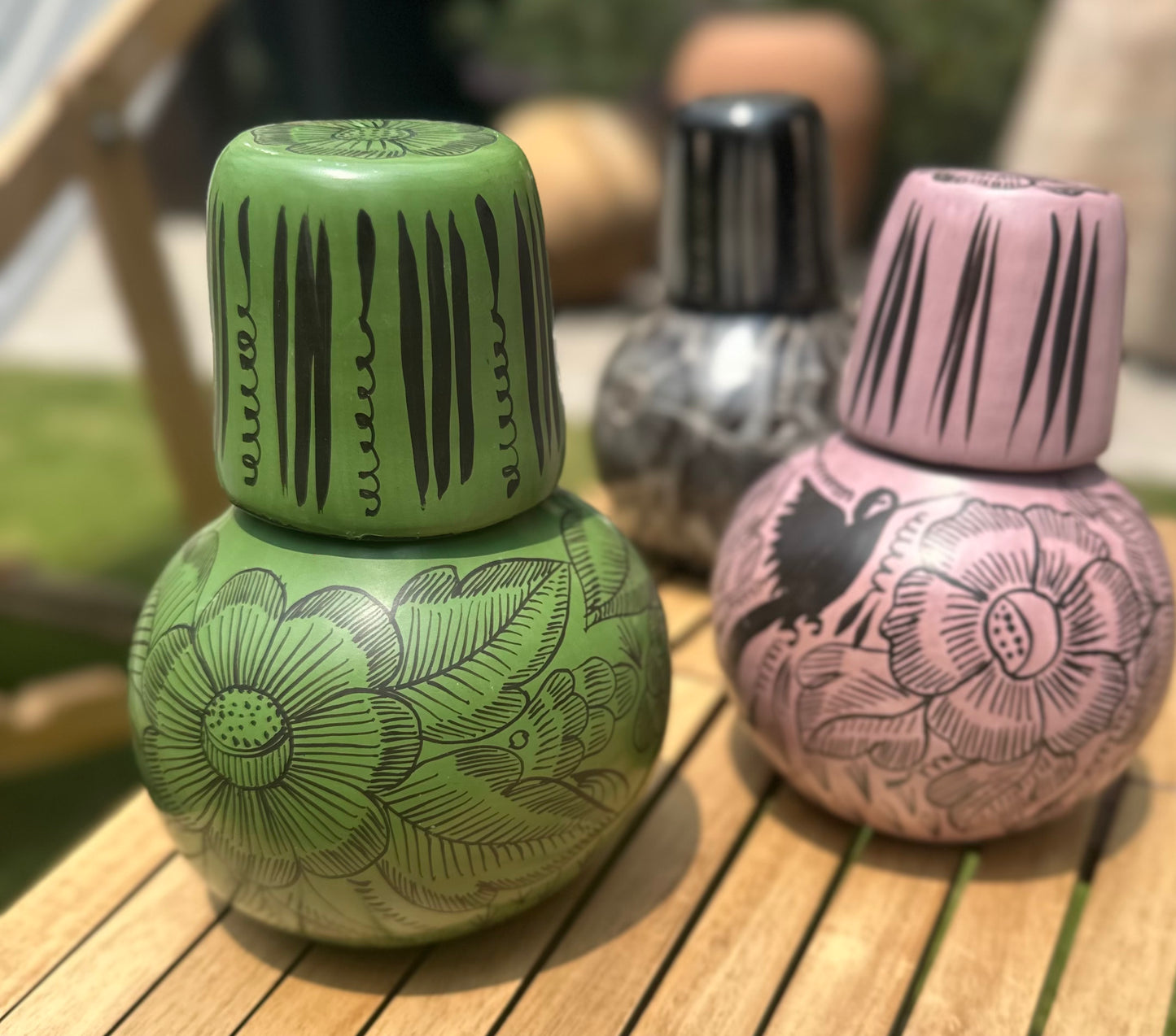 Jarrita floral multicolor