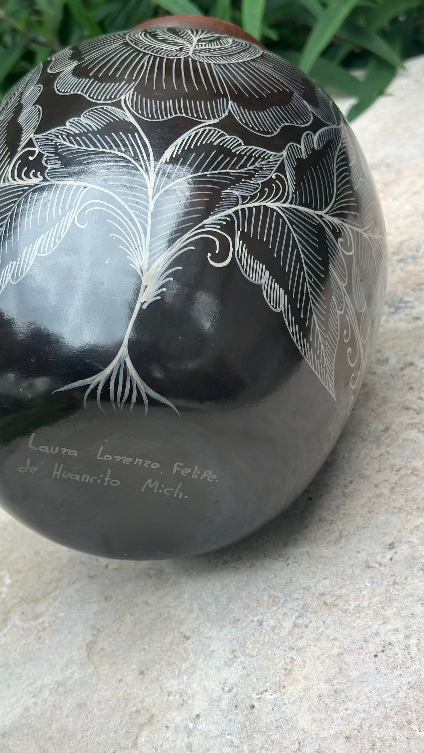 Jarrón decorativo floral