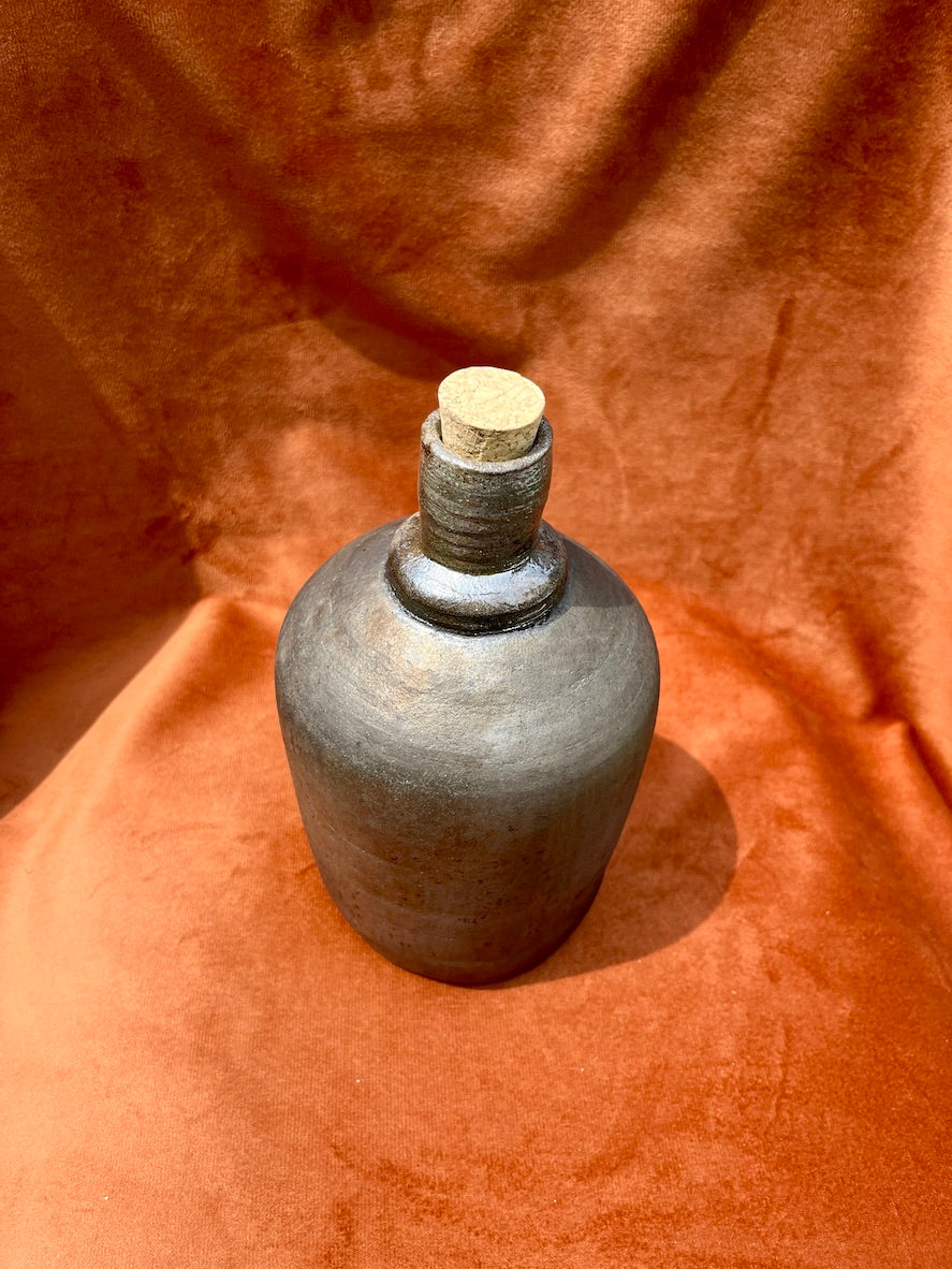 Botella con corcho lisa