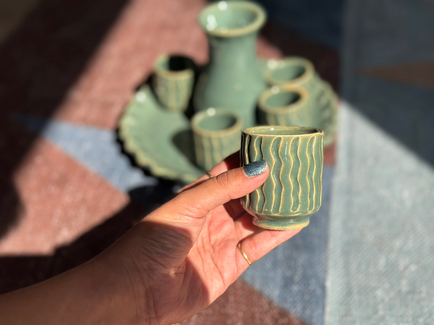 Set de sake/mezcal/tequila