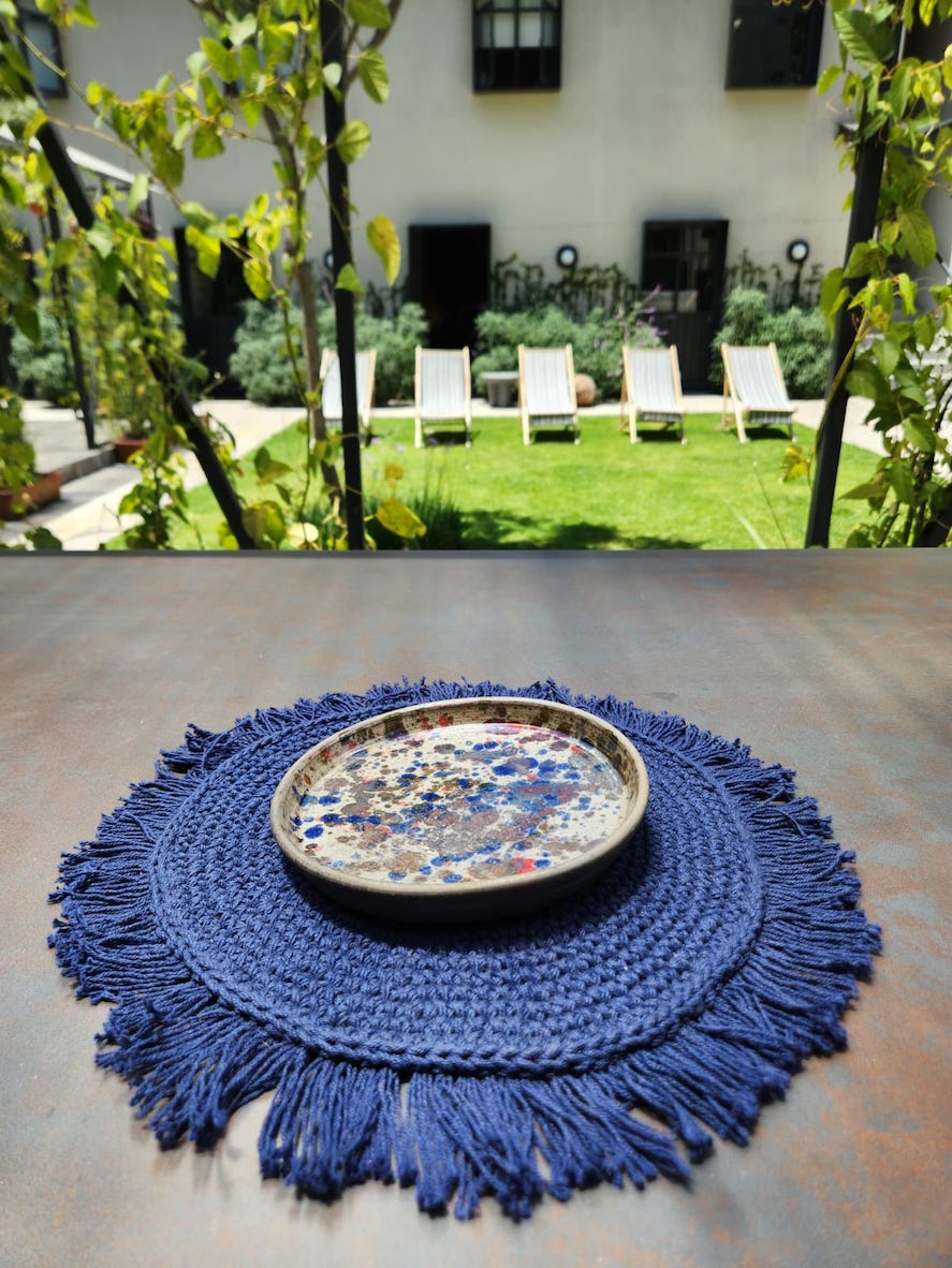 Individual macramé