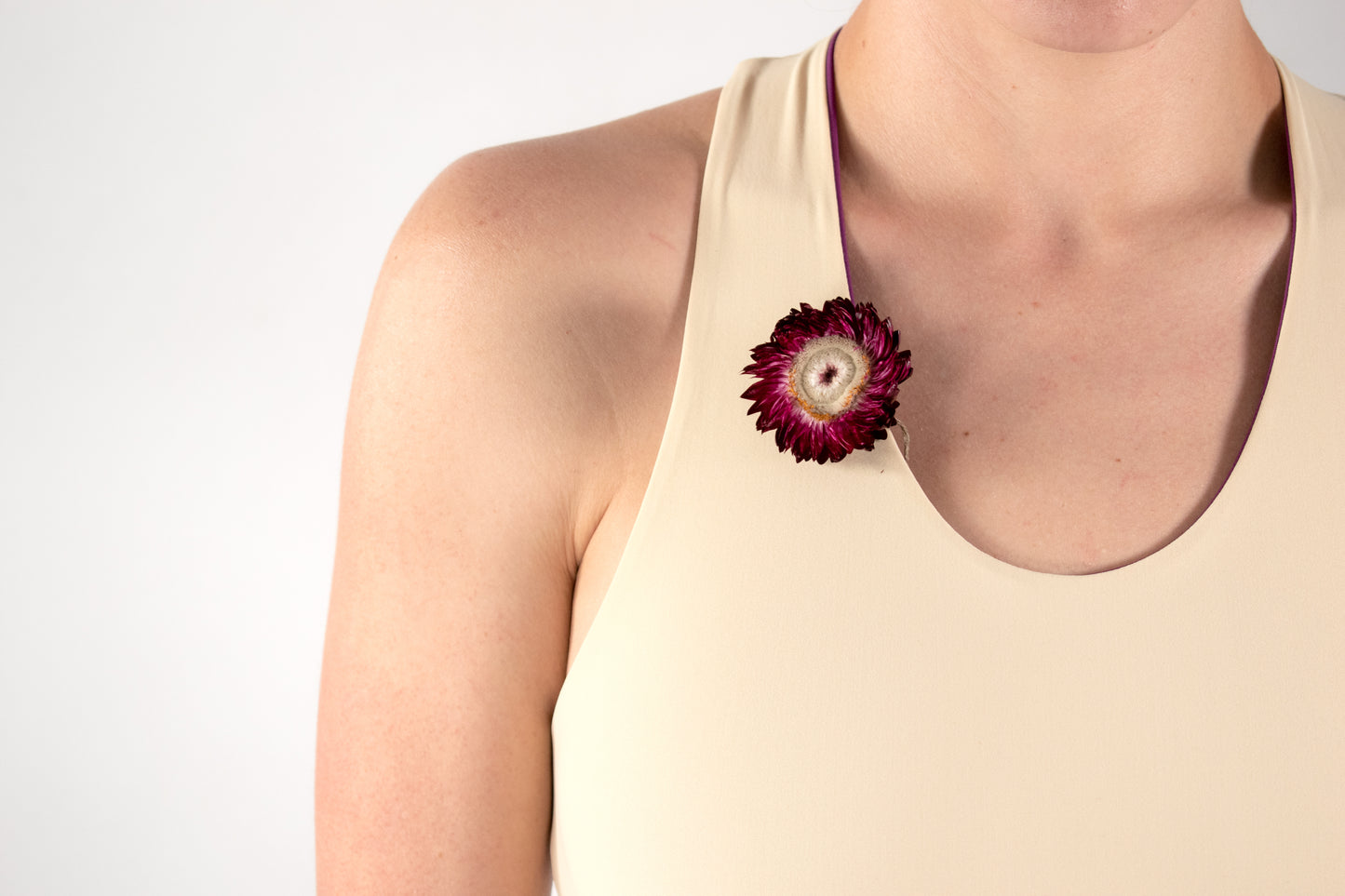 Jumpsuit Calathea - Bugambilia/Marfil