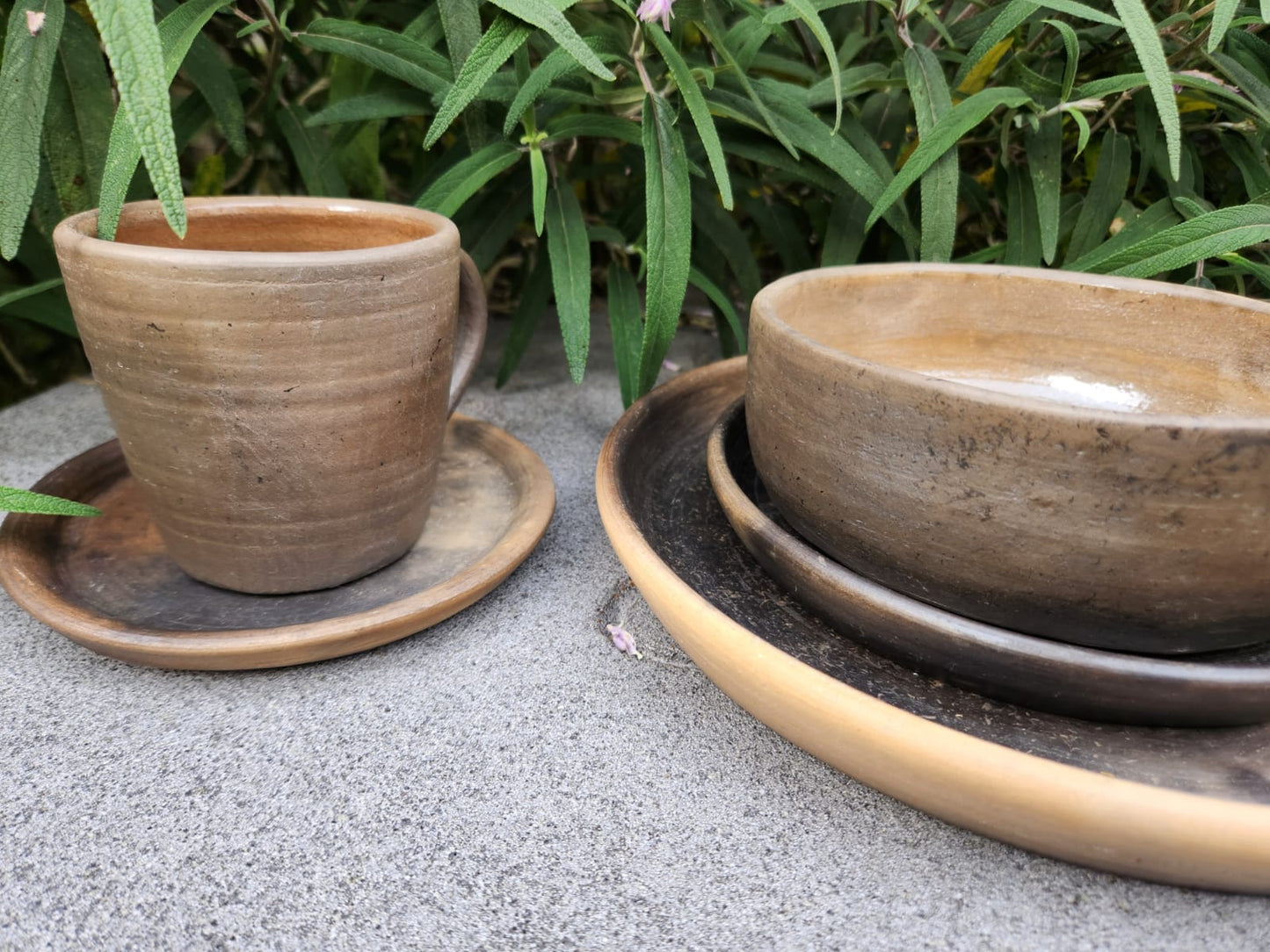 Juego de Vajilla barro