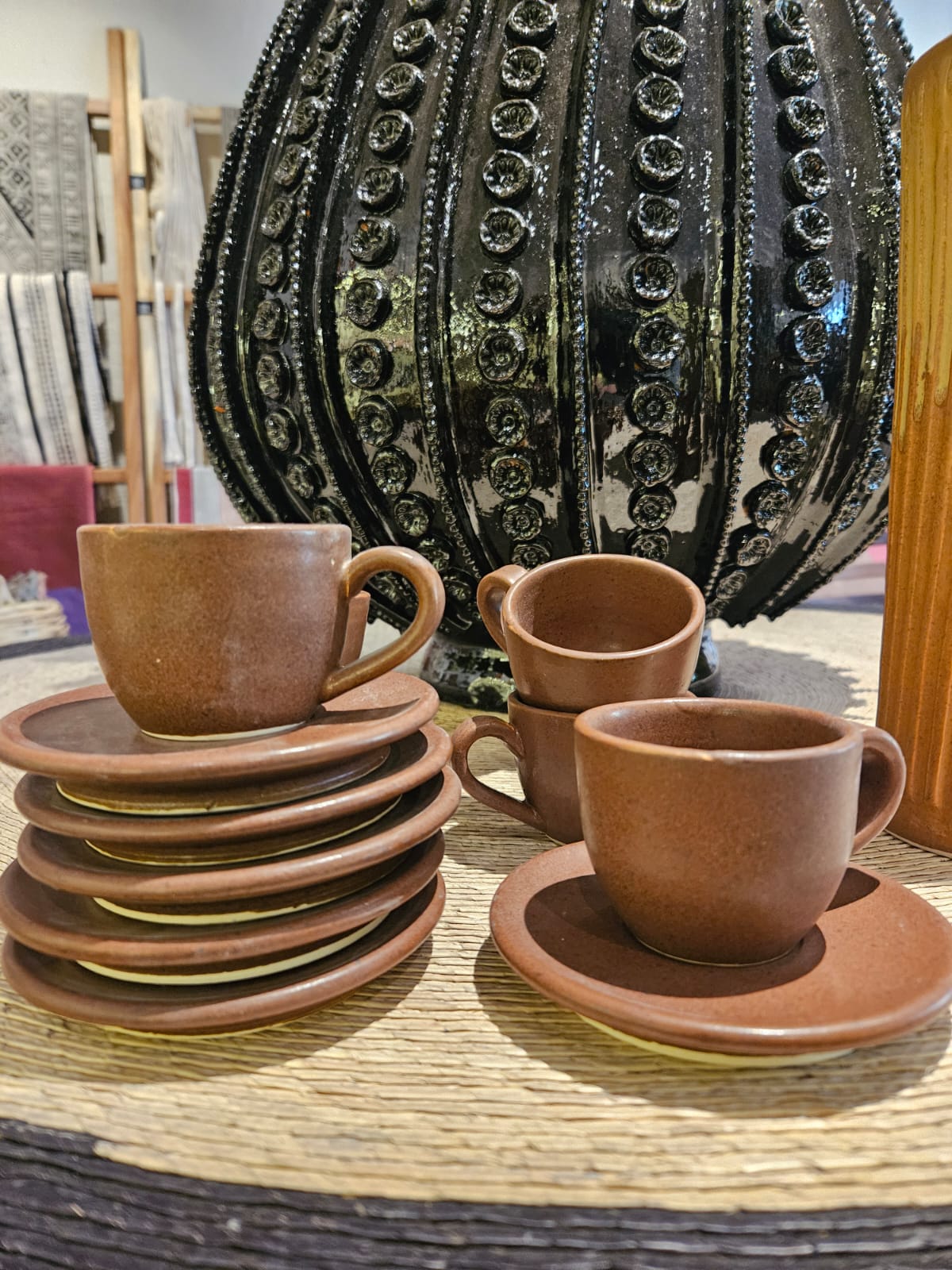 Kit de 6 tazas de expresso con platitos