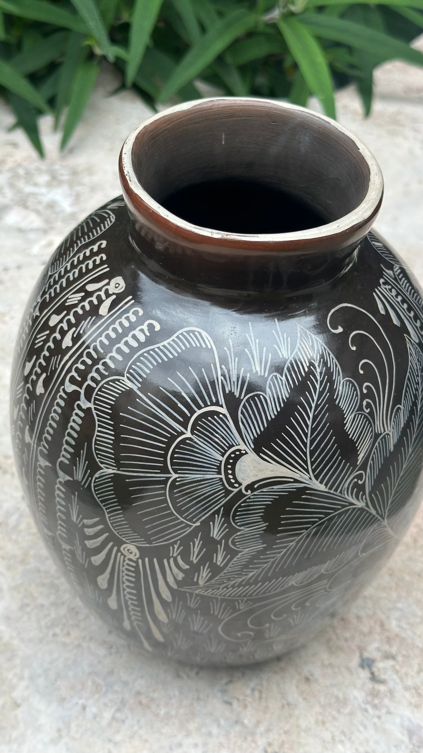 Jarrón decorativo floral