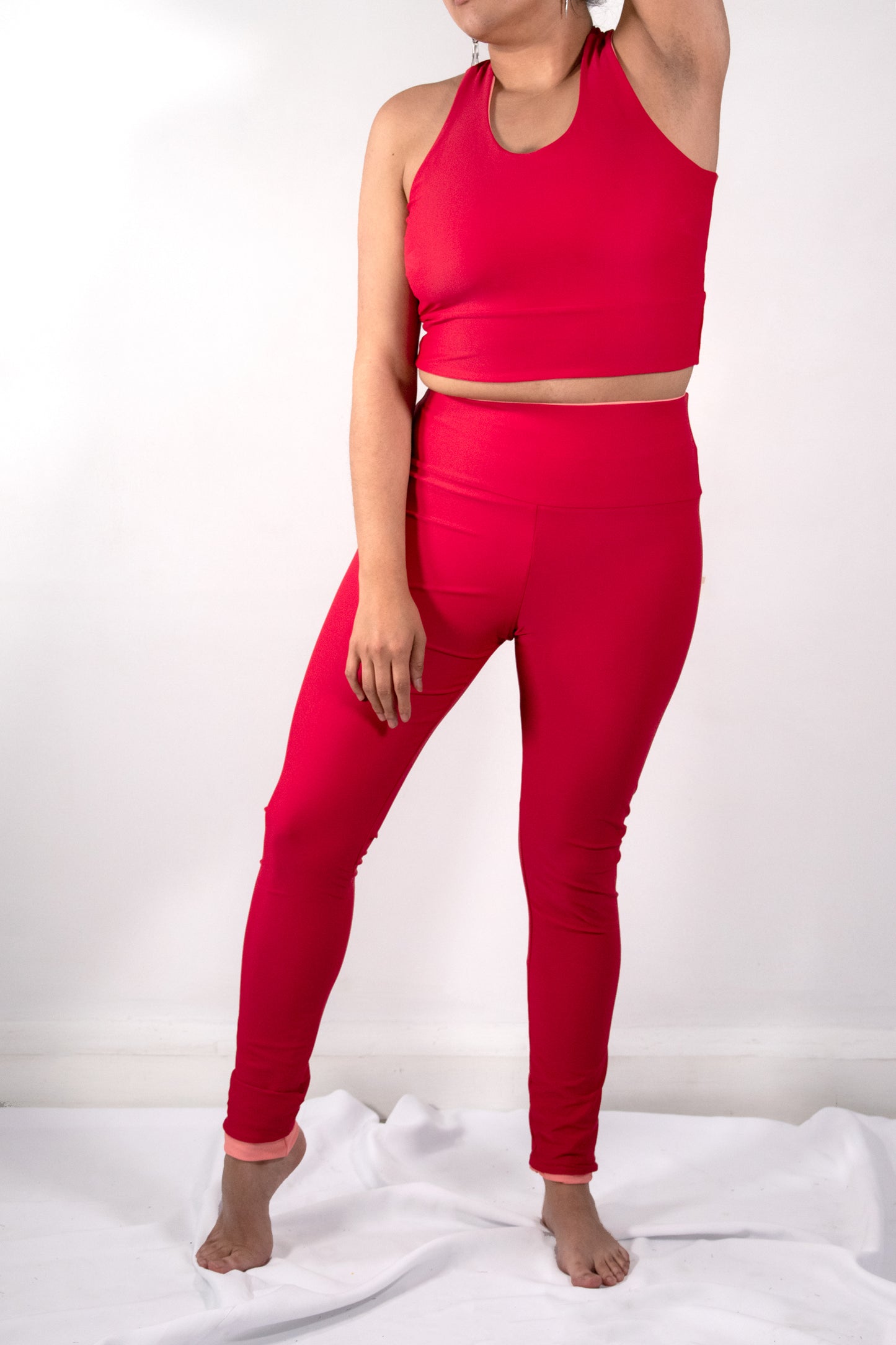 LEGGINGS ANTURIO CEREZA CORAL